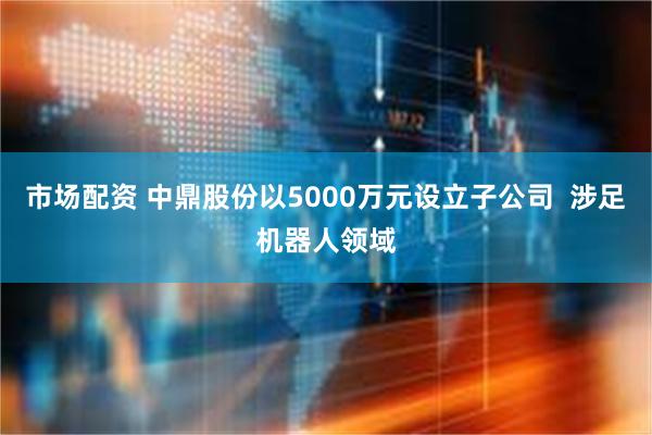 市场配资 中鼎股份以5000万元设立子公司  涉足机器人领域